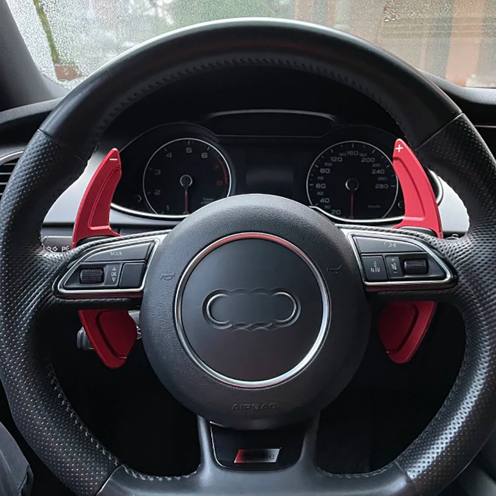 Paddle shifters for Audi steering wheels.