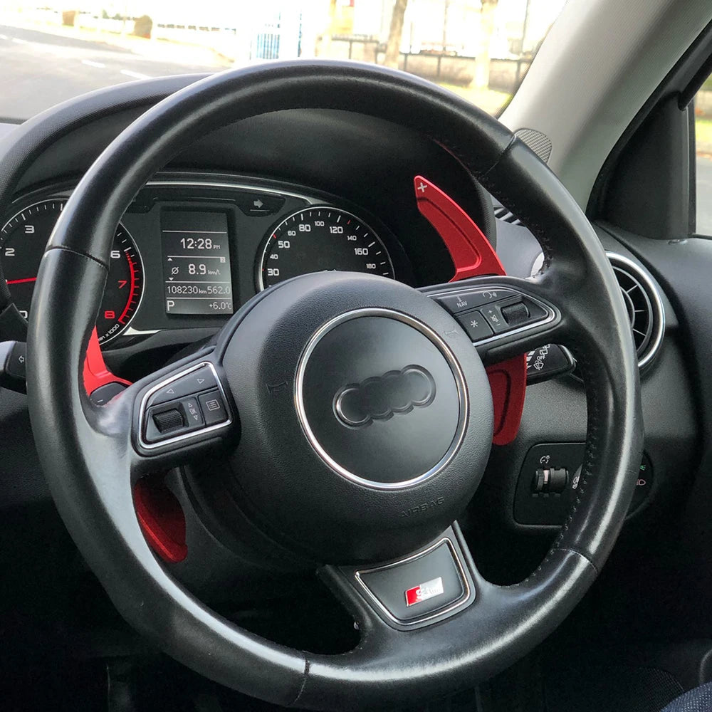 Paddle shifters for Audi steering wheels.